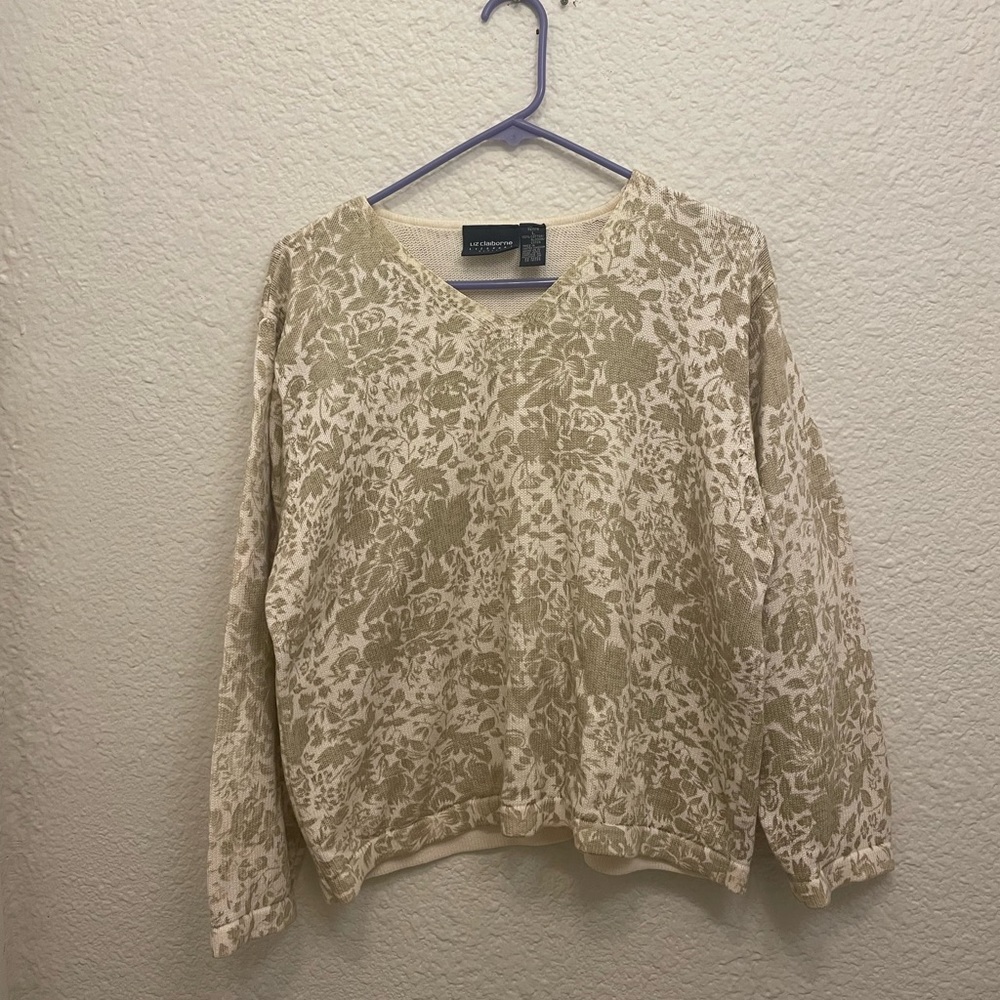 Liz Claiborne/ lizsport long sleeve sweater